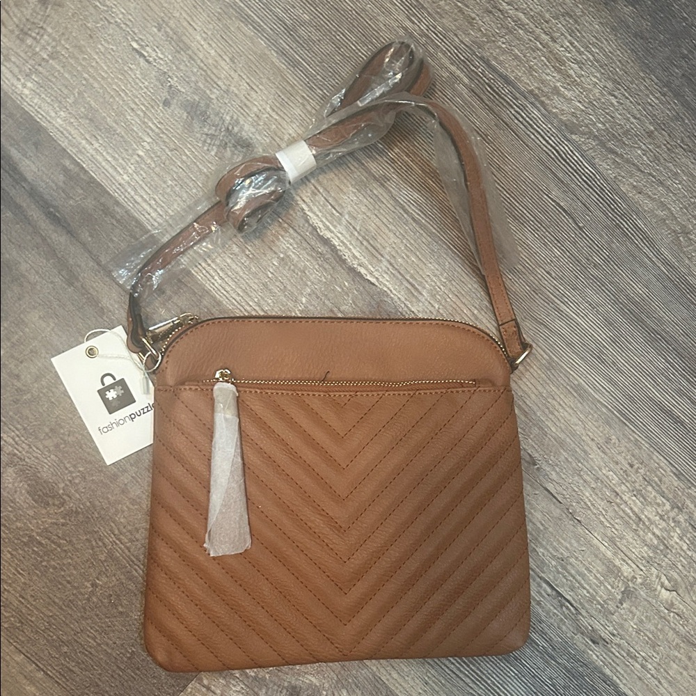 Tan Crossbody Bag
